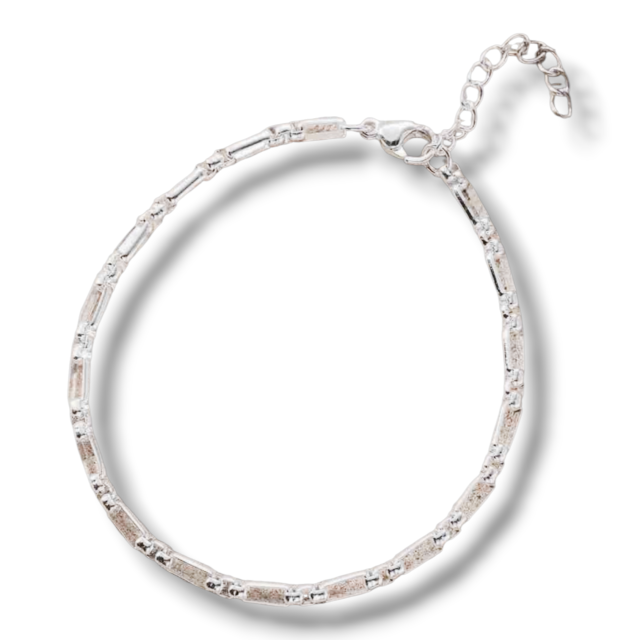 PULSERA ACERO BLANCO DISEÑO
