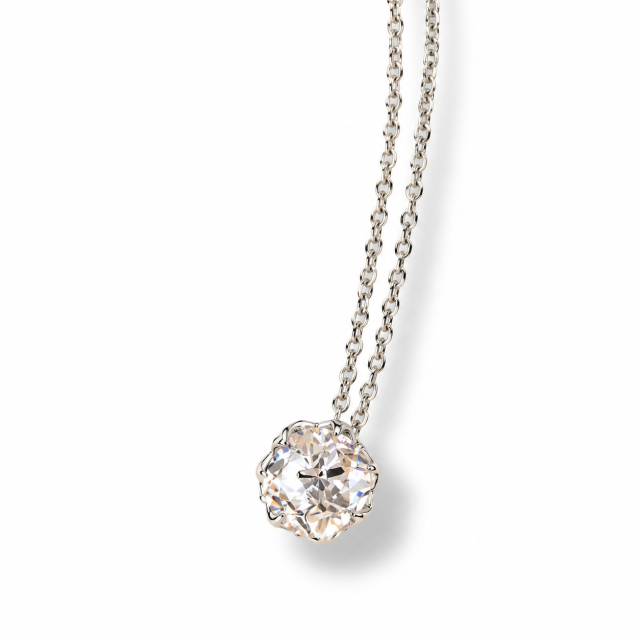 COLLAR ACERO DIJE CUBIC