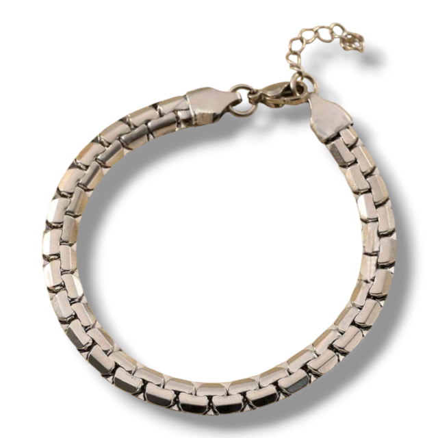 PULSERA ACERO CHATA