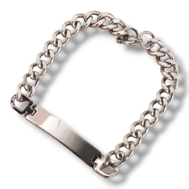 PULSERA ACERO PARA GRABAR