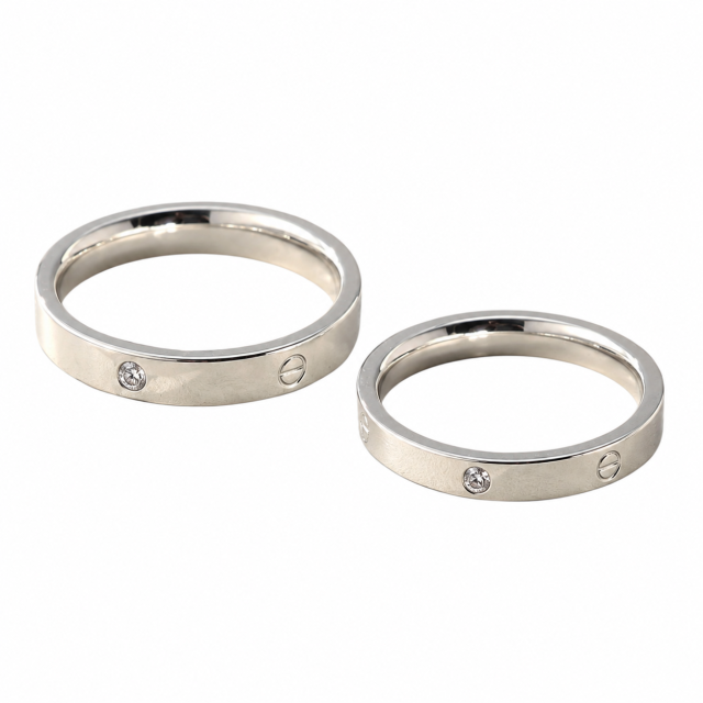 ANILLO ACERO BLANCO ALIANZA X 2 CARTI