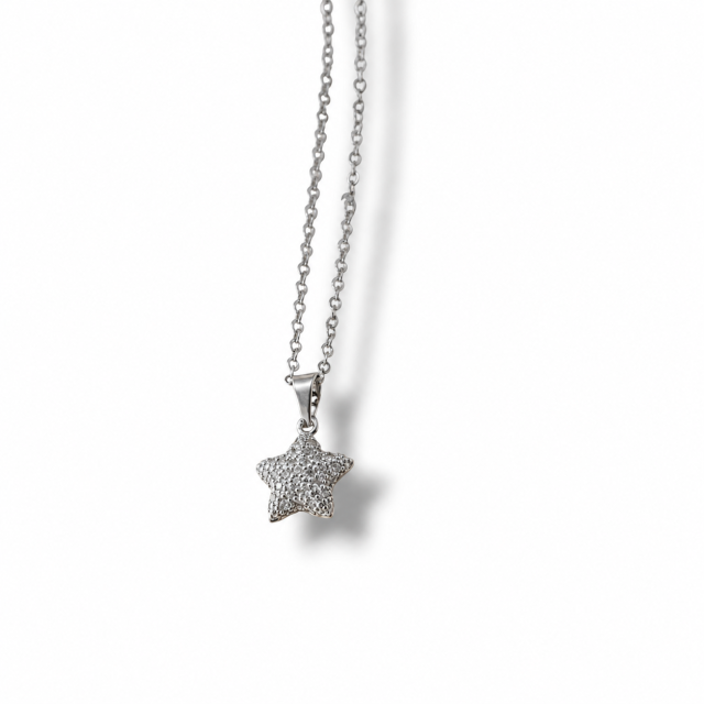 COLLAR ACERO ESTRELLA MICROPAVE