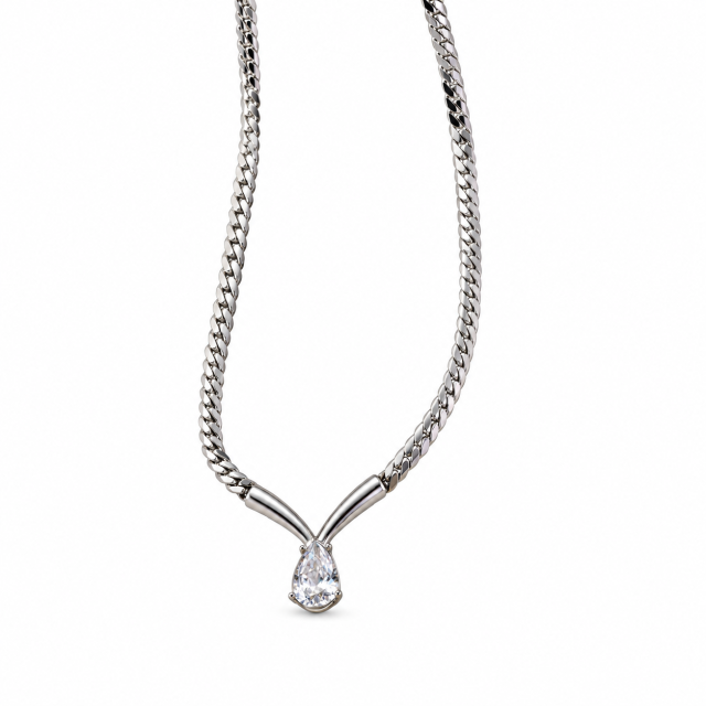 COLLAR ACERO CADENA RÍGIDA CUBIC