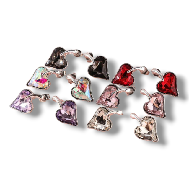 ARO ACERO PASANTE CORAZÓN CUBIC